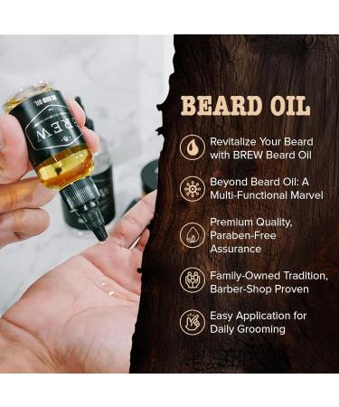 Buy Natural Beard Oil for Men - 2 oz | Revitalize & Nourish Your Beard | Softening Formula Paraben Free All Hair Types - Buy Online on GoSupps.com