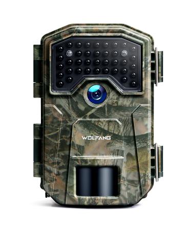 Wolfang Wild camera 36MP 2K hunting camera with 940nm No glowing night vision with 2.4'Tft display illuminated buttons IP66 waterproof for hunting wildlife scouting garden house safety