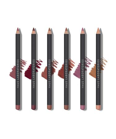 House Laboratories by Lady Gaga: Rip Lip Liner |Half matter waterproof lipline pen savings set precise and long-lasting with lipstick or lipstick finish vegan and animal test-free set with 6 colors Holiday set