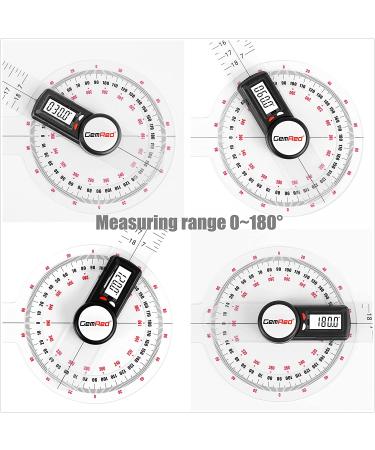 GemRed 12 Digital Goniometer for ROM Measurement (New Version) | 300mm - Buy Online on GoSupps.com