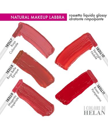  Helan Helan Colors - Long-lasting liquid lipstick luminous non-sticky lip gloss moisturizing lip balm action with castor oil and shea butter. - Buy Online on GoSupps.com