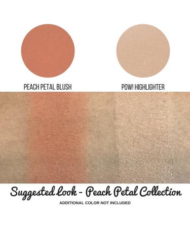 Matte Peach Petal Powder Blush - Highly Pigmented Cheek Makeup | Refillable Magnetic Pan | Professional Quality | Paraben Gluten Cruelty Free - Beauty Junkees - Buy Online on GoSupps.com