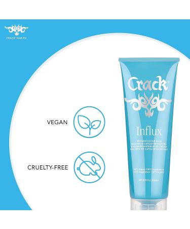 CRACK HAIR FIX Influx Restorative Hair Mask 8 oz - Repair and Nourish Your Hair - Buy Online on GoSupps.com