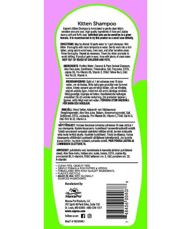 Espree Kitten Shampoo - Gentle Formula for Young Cats - Buy Online on GoSupps.com