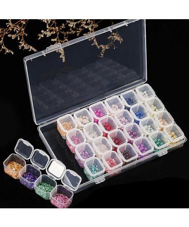JANEMO 28 Grid Bead Storage Container - Portable Diamond Painting Accessories (Small Grid) - Buy Online on GoSupps.com