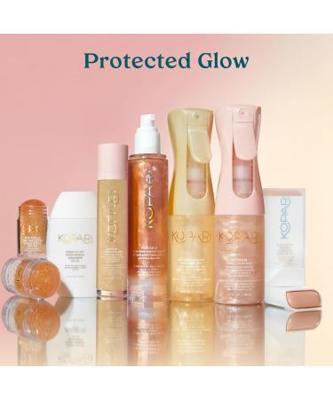 Kopari Sun Shield Body Glow Broad Spectrum SPF 45 Lightweight Shimmering Gel Texture Absorbs Quickly Non Sticky Glowing Results Rose Gold 5 oz - Buy Online on GoSupps.com