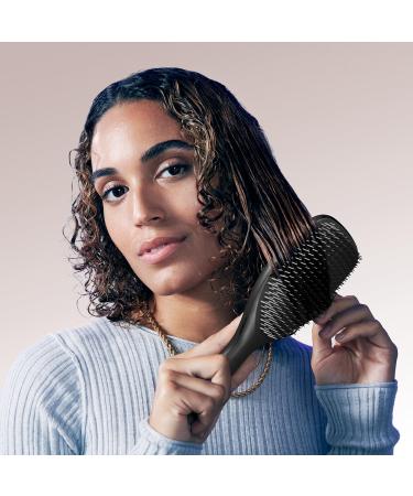 Tangle Teezer Ultimate Detangler Hairbrush for Long Thick Curly Hair - Reduces Breakage - Black Gloss - Buy Online on GoSupps.com