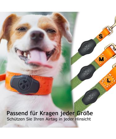 Honshoop Airtag Dog Collar Cover - Waterproof Anti-Loss Case for Apple Airtag | 2 Pack for Dogs & Cats - Buy Online on GoSupps.com