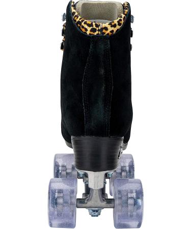 Moxi Panther Roller Skates - Stylish Black Suede Womens Skates | Size 7 - Buy Online on GoSupps.com