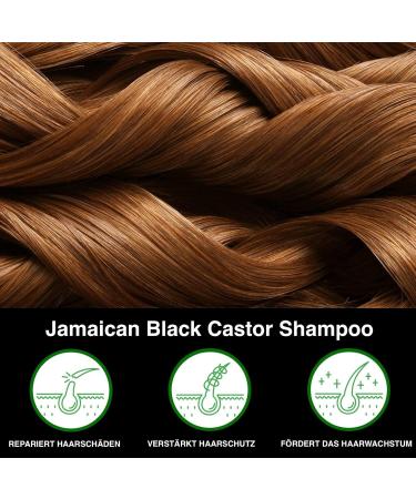 P-Beauty Castor Oil Shampoo with Biotin 3x300ml for Hair Growth Natural Hair Care & Scalp Care | Anti Hair Loss Shampoo - Buy Online on GoSupps.com