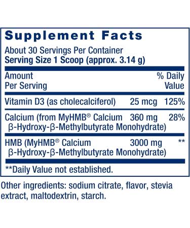 Life Extension Wellness Code® Muscle Strength & Restore Formula - Vitamin D3 & HMB for Muscle Health Gluten Free Non-GMO - 94.2 g - Buy Online on GoSupps.com