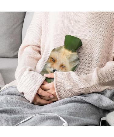 Fox Hot Water Bottle with Plush Cover | Hand Warmer for Adults & Kids | 26.5x15.3cm - International Shipping Available - Buy Online on GoSupps.com