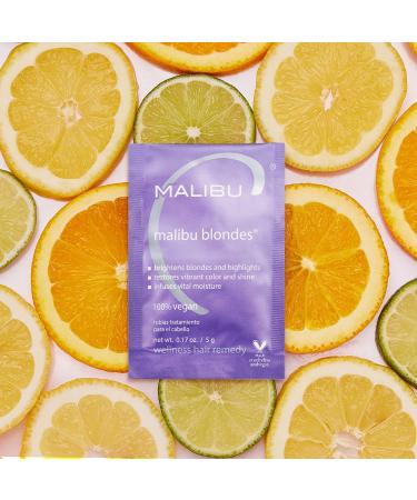 Malibu C Blondes Wellness Hair Remedy - 12 Packets | Repair Treatment - Buy Online on GoSupps.com
