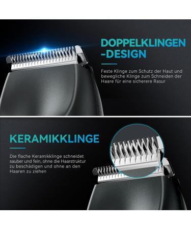 Kensen Intimate Razor for Men - IPX7 Waterproof Body Groomer with LED Light Type-C Charging - Perfect for Legs Chest and Armpits (Model RFCD-9086) - Buy Online on GoSupps.com