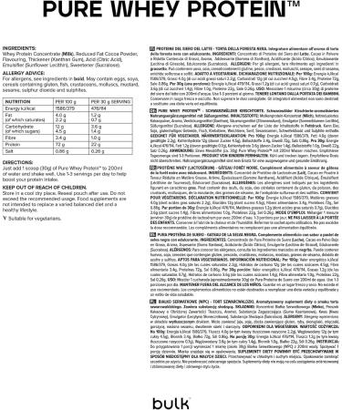 Bulk Whey Protein Powder Black Forest Cake 500 g 16 Servings - Buy Online on GoSupps.com