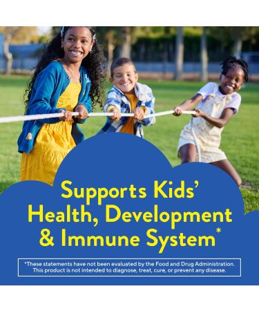 L il Critters Gummy Vites Daily Gummy Multivitamin for Kids, Vitamin C, D3 for Immune Support Cherry, Strawberry, Orange, Pineapple and Blueberry Flavors, 70 Count Gummies Naturally Sourced Flavors 70 Count (Pack of 1) - Buy Online on GoSupps.com