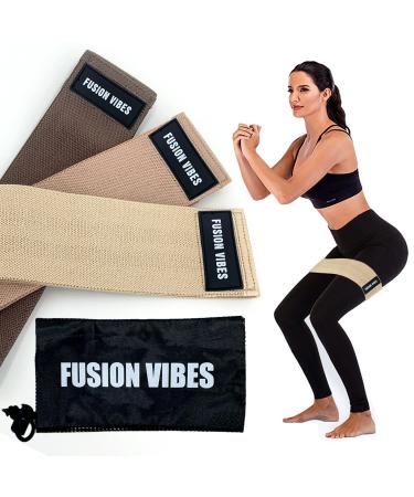 Premium Resistance Bands Legs and Butt Non-Slip Booty Bands Glute Bands Fabric Resistance Bands Workout Fitness Bands for Hips & Women/Men/Beginners/Yoga Athletes Strength Training Fitness