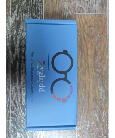 Eyglajdd TR90 Rectangle Two-Tone Reading Glasses - 3 Pack Gray-Blue-Red Blue Light Blocking 2.5x Reading Aid - International Shipping Available - Buy Online on GoSupps.com