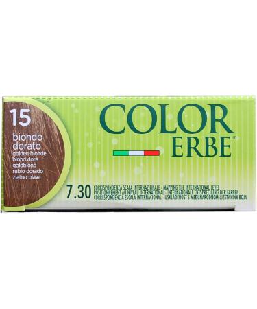 naturerbe Color Herb Extracts Bio Dyeing 15 Golden Blonde - Buy Online on GoSupps.com