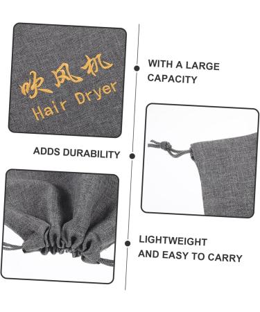 NOLITOY Hair Dryer Travel Bag Hair Dryer Bag Baggies Hair Blow Dryer Duffel Bags for Traveling Travel Drawstring Bag Appendix - Buy Online on GoSupps.com
