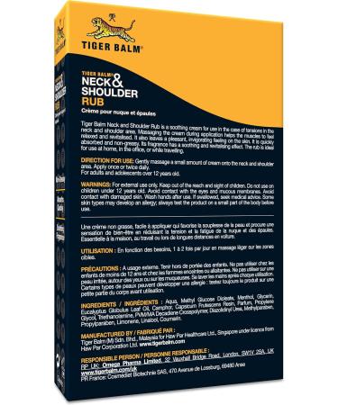 Tiger Balm Neck & Shoulder Rub Boost Extra Strength - 50g | Fast-Acting Pain Relief - Buy Online on GoSupps.com