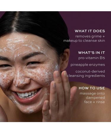 ITK 2-in-1 Milk-To-Foam Face Wash & Makeup Remover - Pro Vitamin B5 Pineapple & Coconut Enzymes for Clean Moisturized Skin - Shop Internationally - Buy Online on GoSupps.com