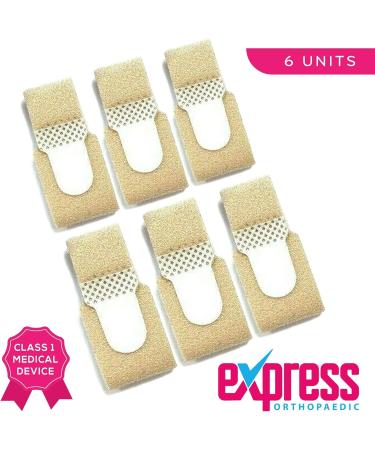 Express Orthopaedic Toe Splint Buddy Loops - Set of 6 | For Overlapping Toes, Broken Toes, Hammer Toe | Medically Approved - Buy Online on GoSupps.com