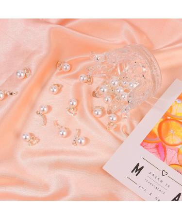 YISSION 20Pcs Mini Pearl Hair Clips for Girls Women - Cute Small Hair Pins for Wedding, Bridal Hair Accessories in White - Buy Online on GoSupps.com