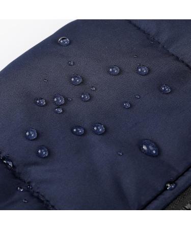 Winter Dog Jackets: Waterproof & Windproof 2-in-1 Cold Weather Coat & Vest for Puppies - Little Blue XXL - Buy Online on GoSupps.com