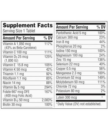 Centrum Silver Women's Multivitamin for Women 50 Plus Multivitamin/Multimineral Supplement with Vitamin D3 B Vitamins Calcium and Antioxidants Gluten Free Non-GMO Ingredients - 300 Count 100 Count (Pack of 3) - Buy Online on GoSupps.com