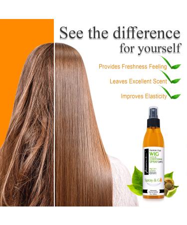 Human Hair Wig Leave in Conditioner Spray - pH5, Prevents Dryness, Promotes Silkiness & Shine - 7 fl oz - Buy Online on GoSupps.com