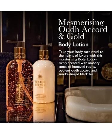 Molton Brown Mesmerising Oudh Accord & Gold Body Lotion 300 ml New Version - Buy Online on GoSupps.com