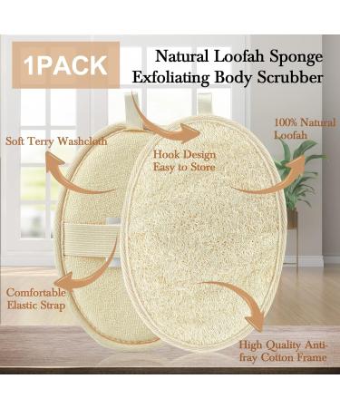 4 Pack Bath and Massage Set: Bristle Bath Brush, Foot Grinder, Loofah Towel, Bath Flower Massager - Buy Online on GoSupps.com