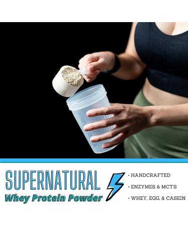 Black Magic Multi-Source Protein - Whey  Egg  and Casein Complex with Enzymes & MCT Powder - Pre Workout and Post Workout - Cookies and Cream Protein Powder - 24g Protein - 2 LB with Bonus Key Chain - Buy Online on GoSupps.com
