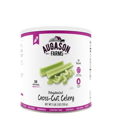 Augason Farms Dehydrated Cross Cut Celery 1 lb 2 oz No. 10 Can