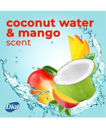 Dial 2X Concentrated Liquid Hand Soap 11 oz Pack of 3 - Coconut Water & Mango - Buy Online on GoSupps.com