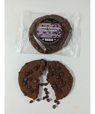 Giant Chocolate Cookies | 12x80g Box | Vegetarian Chocolate Cookies with Chocolate Chips