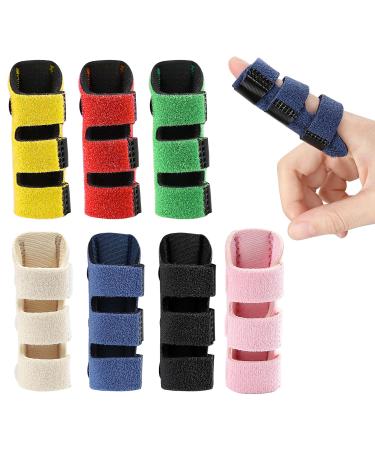 Finger Splint 4 Pcs Adjustable Trigger Finger Support Brace for Men and Women All Fingers (Pink) - Buy Online on GoSupps.com