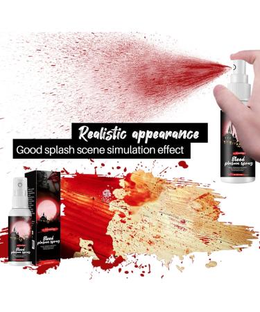 Opilroyn Halloween fake blood Halloween vampire blood spray Halloween fake blood makeup 30ml Halloween plasma spray simulated vampire fake blood zombie R fake blood accessories - Buy Online on GoSupps.com