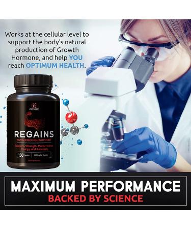 HGH Supplements for Men & Women - Natural Growth Hormone Booster for Anabolic Muscle Building - 150 Capsules - Buy Online on GoSupps.com