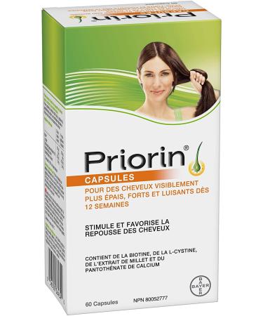 Priorin Hair Growth Capsules - 60 Count for Stronger  Thicker Hair - Buy Online on GoSupps.com