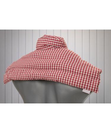 Buy Linseed Pillows for Neck & Shoulder Pain Relief - Bio-Fabric Red-White Collar Comfort - Buy Online on GoSupps.com