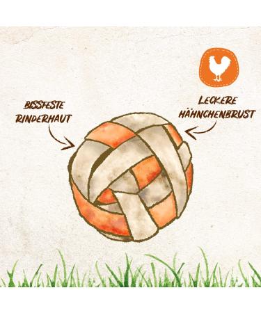 Buy 8in1 Delights Chicken Balls for Dogs - Healthy KausNack High-Quality Chicken & Beef Skin 2 Pieces S (69g) - International Shipping Available - Buy Online on GoSupps.com