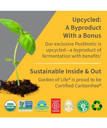 Garden of Life Once Daily 3-in-1 Probiotics, Prebiotics & Postbiotics for Digestive & Immune Health - 100 Billion CFU - 30 Day Supply - Buy Online on GoSupps.com