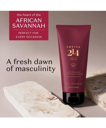 Botica 214 by O Botic rio African Sunrise Moisturizing Body Lotion for Men 7 Ounce (200g) - Buy Online on GoSupps.com