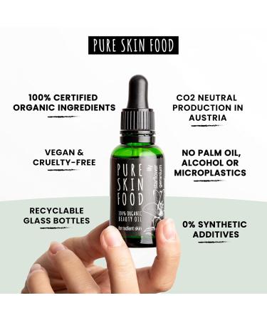 Organic Massage Oil - Pure Skin Food | Anti-Aging Argan & Bergamot Care | 100% Bio-Certified & Vegan | 100ml International Shipping - Buy Online on GoSupps.com