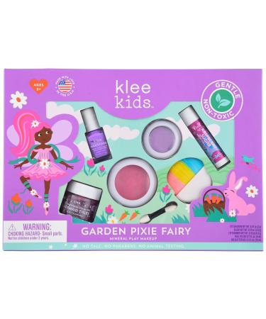 Luna Star Naturals Klee Kids Deluxe Play Makeup Kit. Gentle and Non-Toxic. Made in USA. (Garden Pixie Fairy)