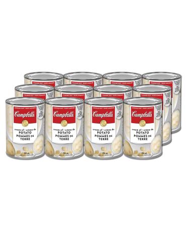 Campbell's Cream of Potato Soup 284ml 12-Count Cream Of Potato 284 ml (Pack of 12)