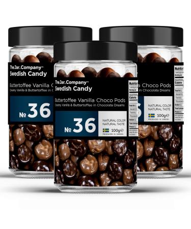 TheJar.Company - Swedish Candy - 36 - Buttertoffee Vanilla Chocolate Pods