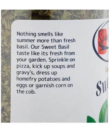 Premium Spanish Sweet Whole Basil: Gourmet Spice (1.2 oz) - Buy Online on GoSupps.com